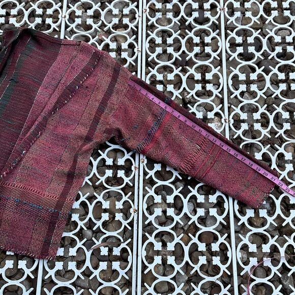 Grungy Exchange Student Jacket OSFA Nirvana Punk Stoner Hippie Boho - Picture 3 of 8